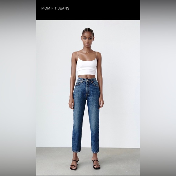 Zara Mom Fit Jeans - Picture 1 of 4